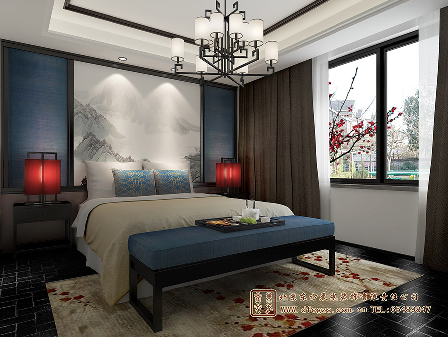 中式臥室房間設(shè)計效果